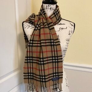 BURBERRY NOVA CHECK CASHMERE SCARF